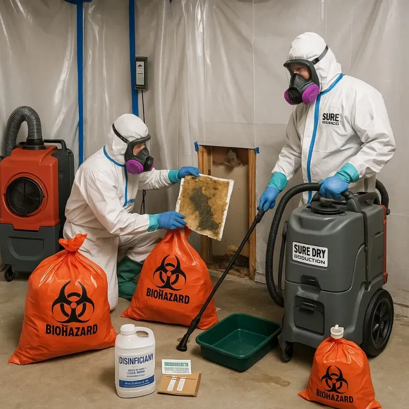 Contaminated Water Handling Protocols process in Garden Acres, CA