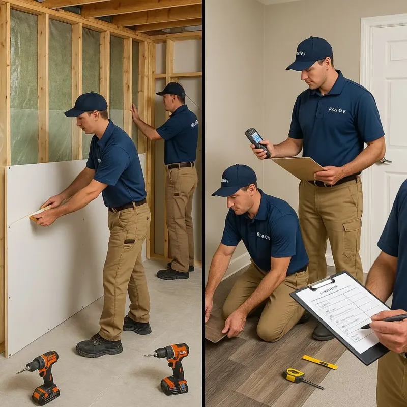 Repairs and Reconstruction process in Garden Acres, CA